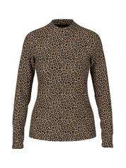 Marc Cain Leopard Print Long Sleeve Top