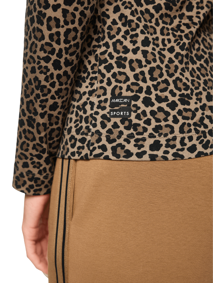 Leopard Print Long Sleeve top