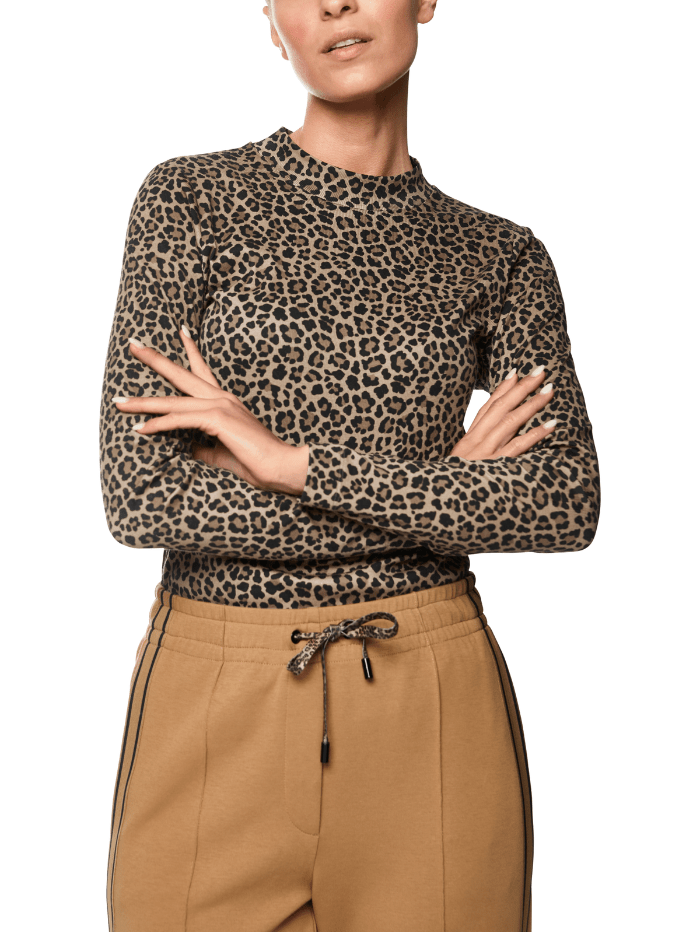 Leopard Print Long Sleeve top