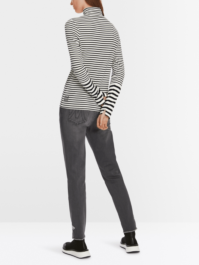 Blk/white stripe tshirt