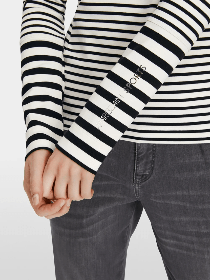 Blk/white stripe tshirt