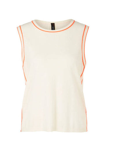 Marc Cain Knitted Singlet Off White