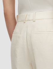 Mitae Sandstone Cotton Silk Blend Trousers