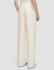 Mitae Sandstone Cotton Silk Blend Trousers