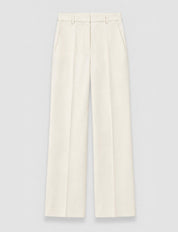 JOSEPH Mitae Sandstone Cotton Silk Blend Trousers