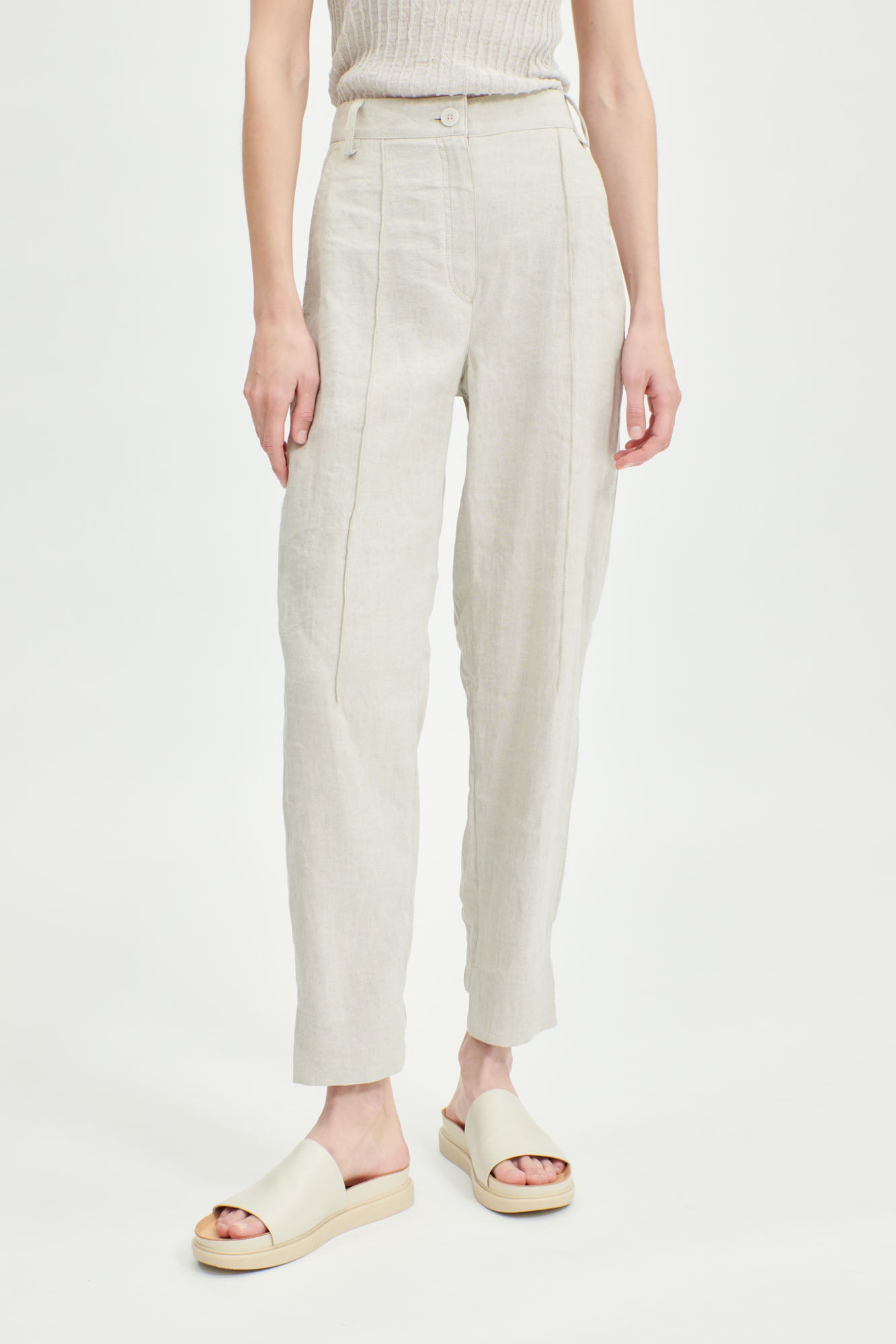 PARI Slim beige pants