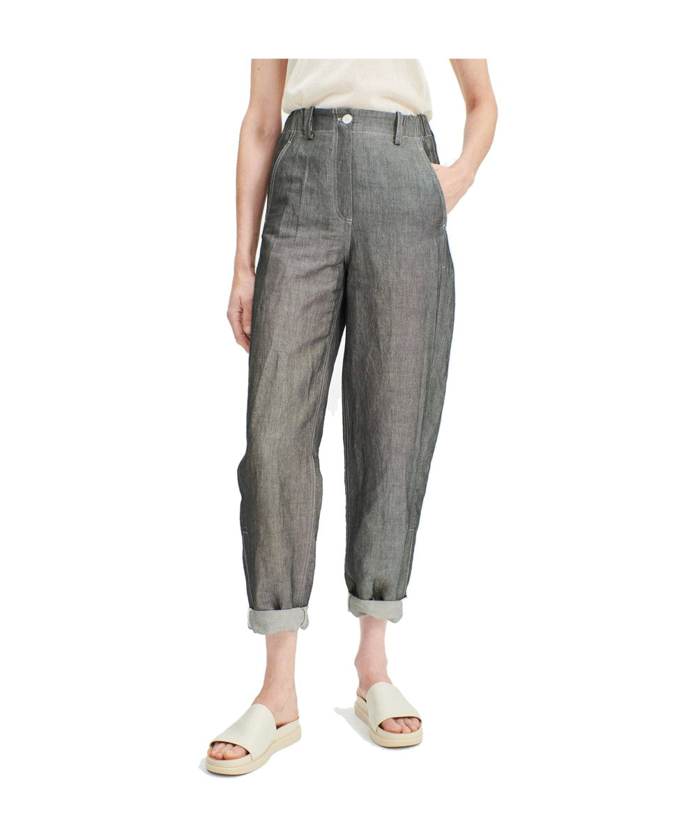 Annette Gortz Pax Casual Pants with an Elastic Waistband and a Loose Fit