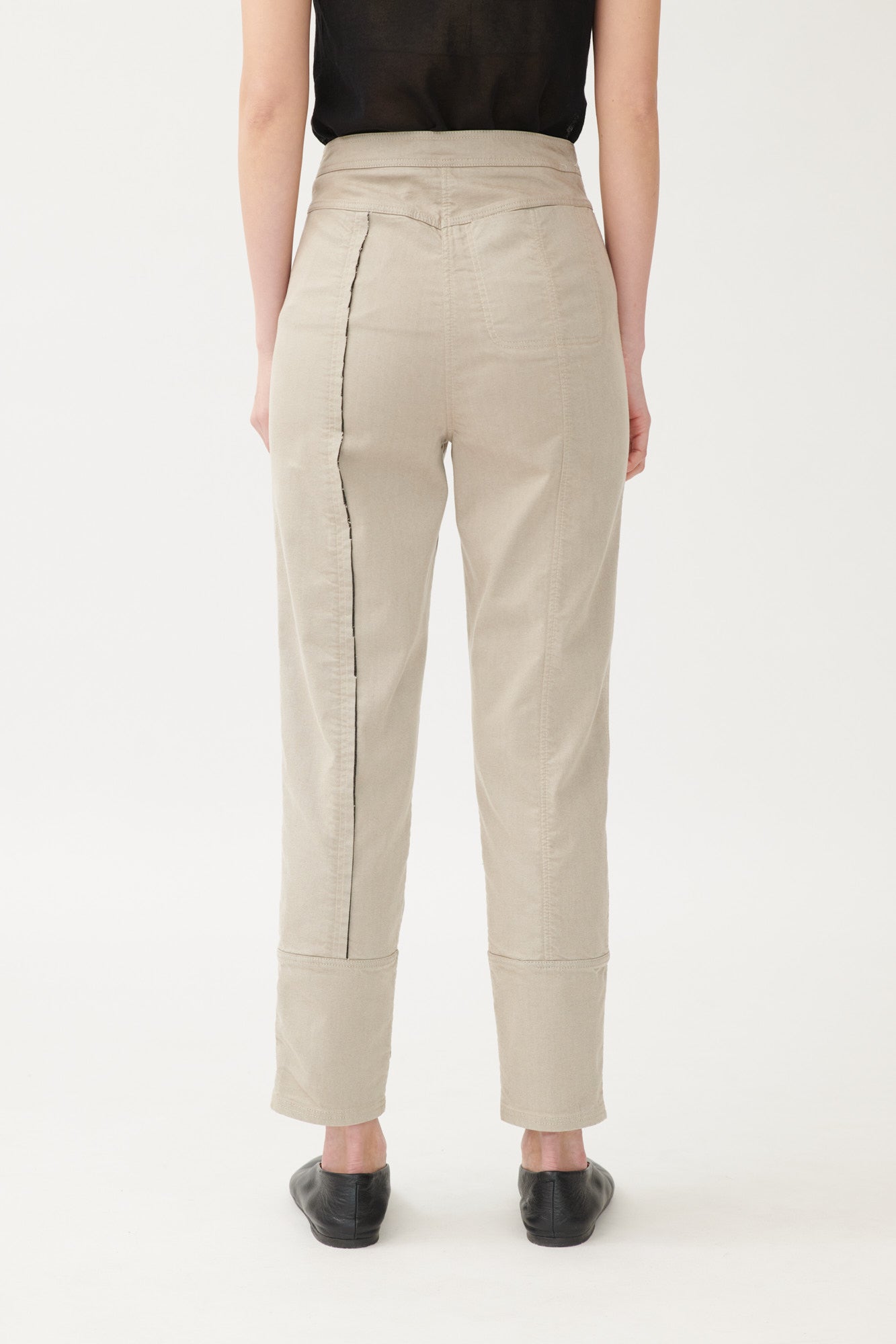 Nia Slim sporty pants washed finish