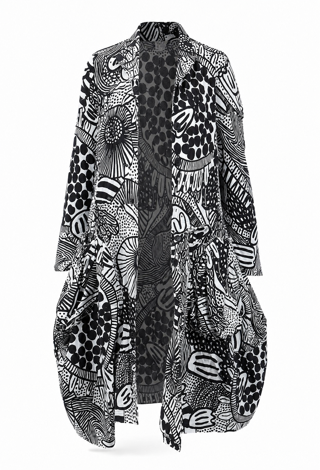 Rundholz Black Label Coat Black Print