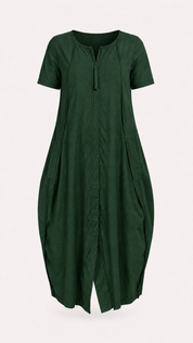 Rundholz Black Label Short Sleeved Dress Green