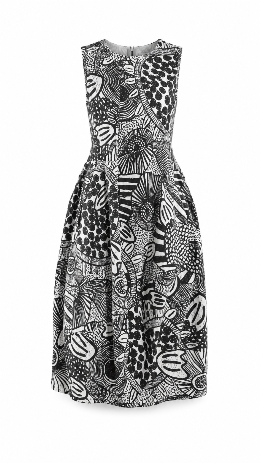 Rundholz Black Label Sleeveless Dress Black Print
