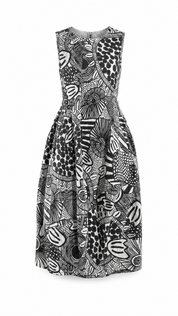 Rundholz Black Label Sleeveless Dress Black Print