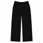 Rundholz Black Label Wide Leg Pants Black Check