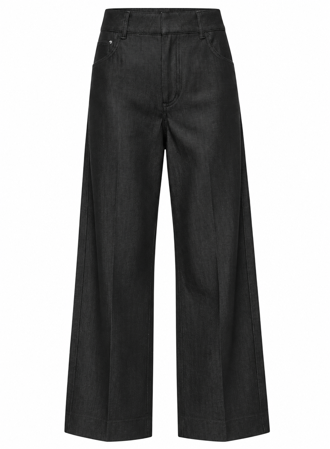 S Max Mara Chambray Wide-Leg Trousers