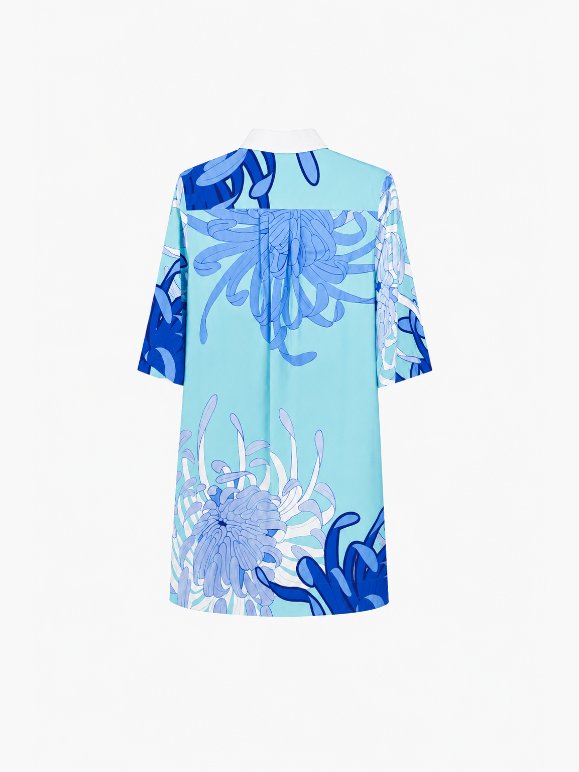 Sara Roka Jackalyn Shirt Dress Blue Dahlia