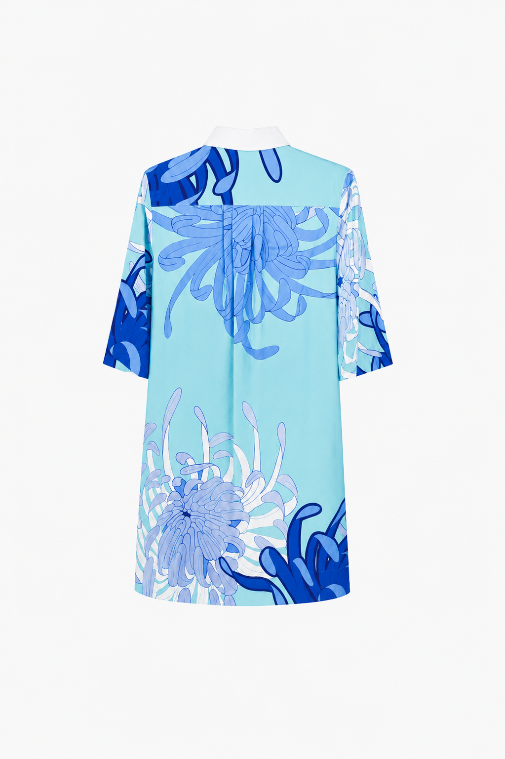 Sara Roka Jackalyn Shirt Dress Blue Dahlia