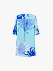 Sara Roka Jackalyn Shirt Dress Blue Dahlia