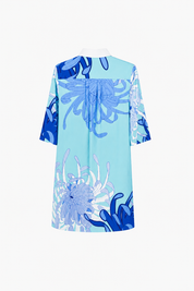 Sara Roka Jackalyn Shirt Dress Blue Dahlia