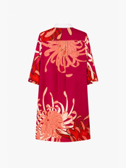 Sara Roka Jackalyn Shirt Dress Red Dahlia
