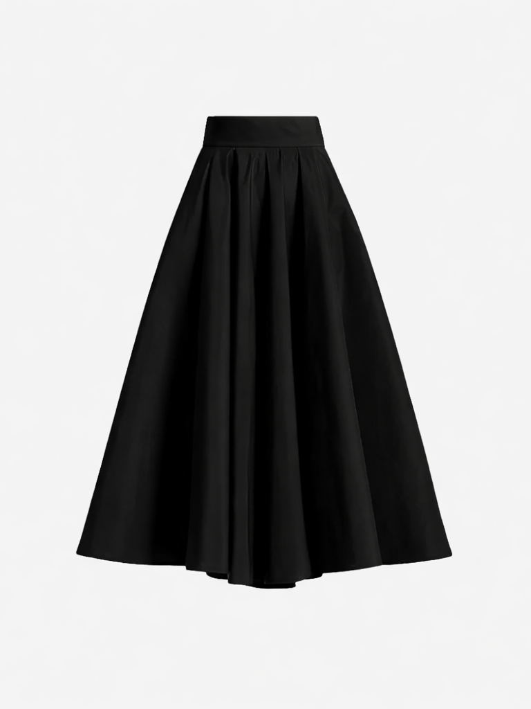 Sara Roka Tabba85 Midi Skirt in Black