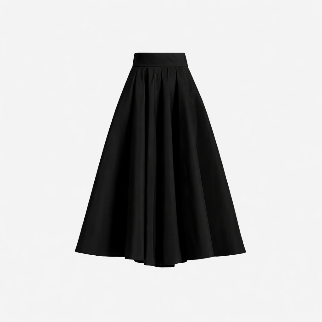 Sara Roka Tabba85 Midi Skirt in Black