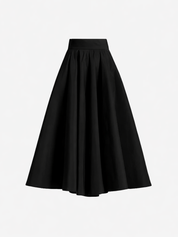 Sara Roka Tabba85 Midi Skirt in Black