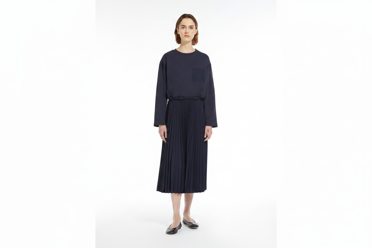Scatola Dress Navy - Image 3 Sharpened