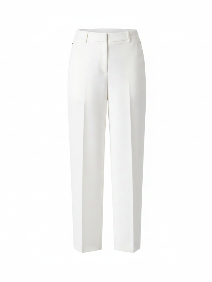 Extra-Long Leg Classic Zip & Button Trousers
