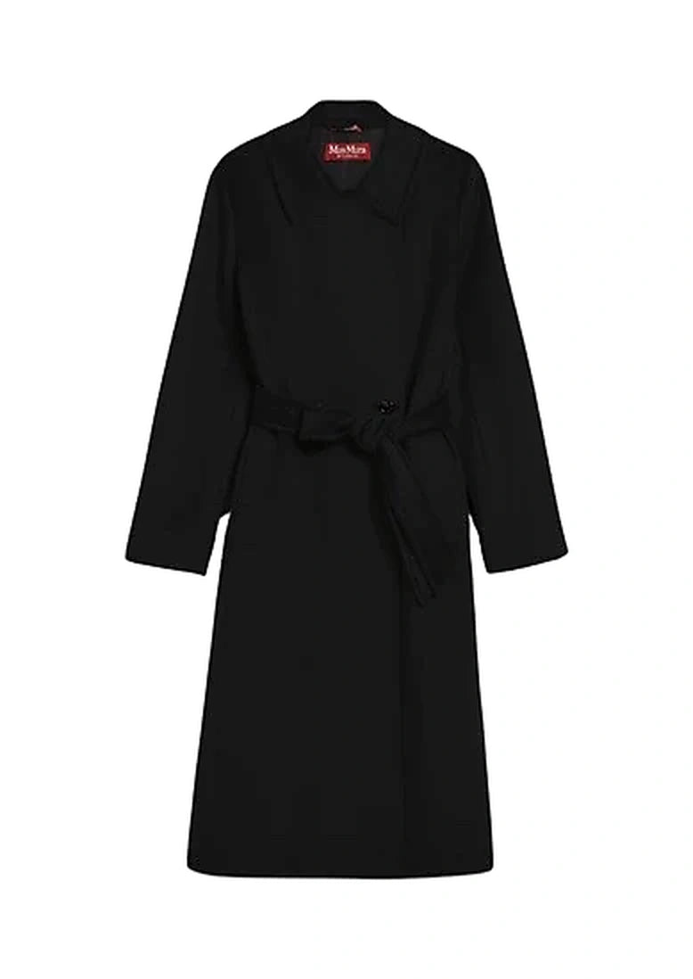 Collage Wool Coat Black