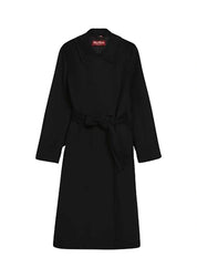 Collage Wool Coat Black