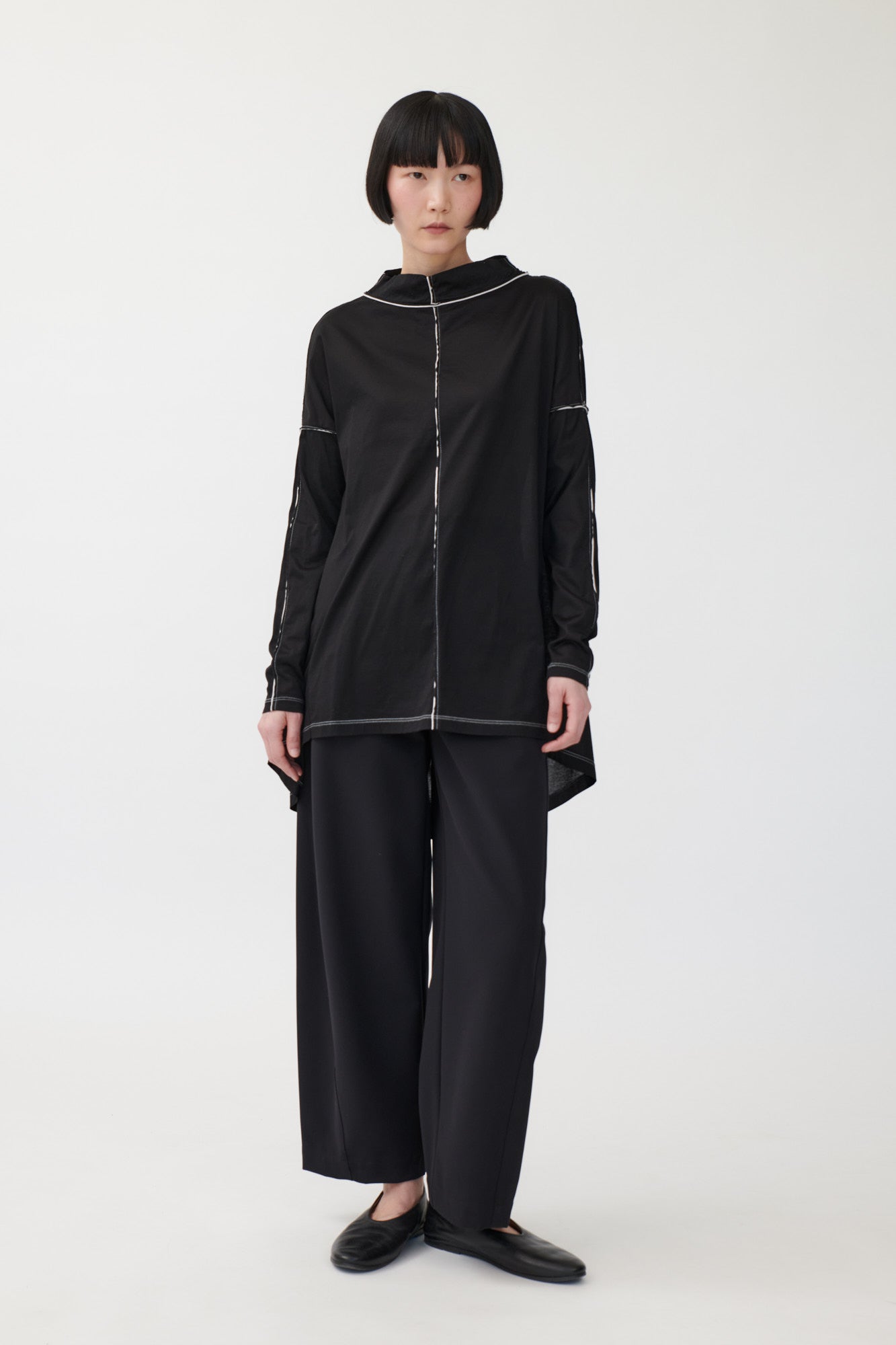 Lara Long jersey long sleeve top