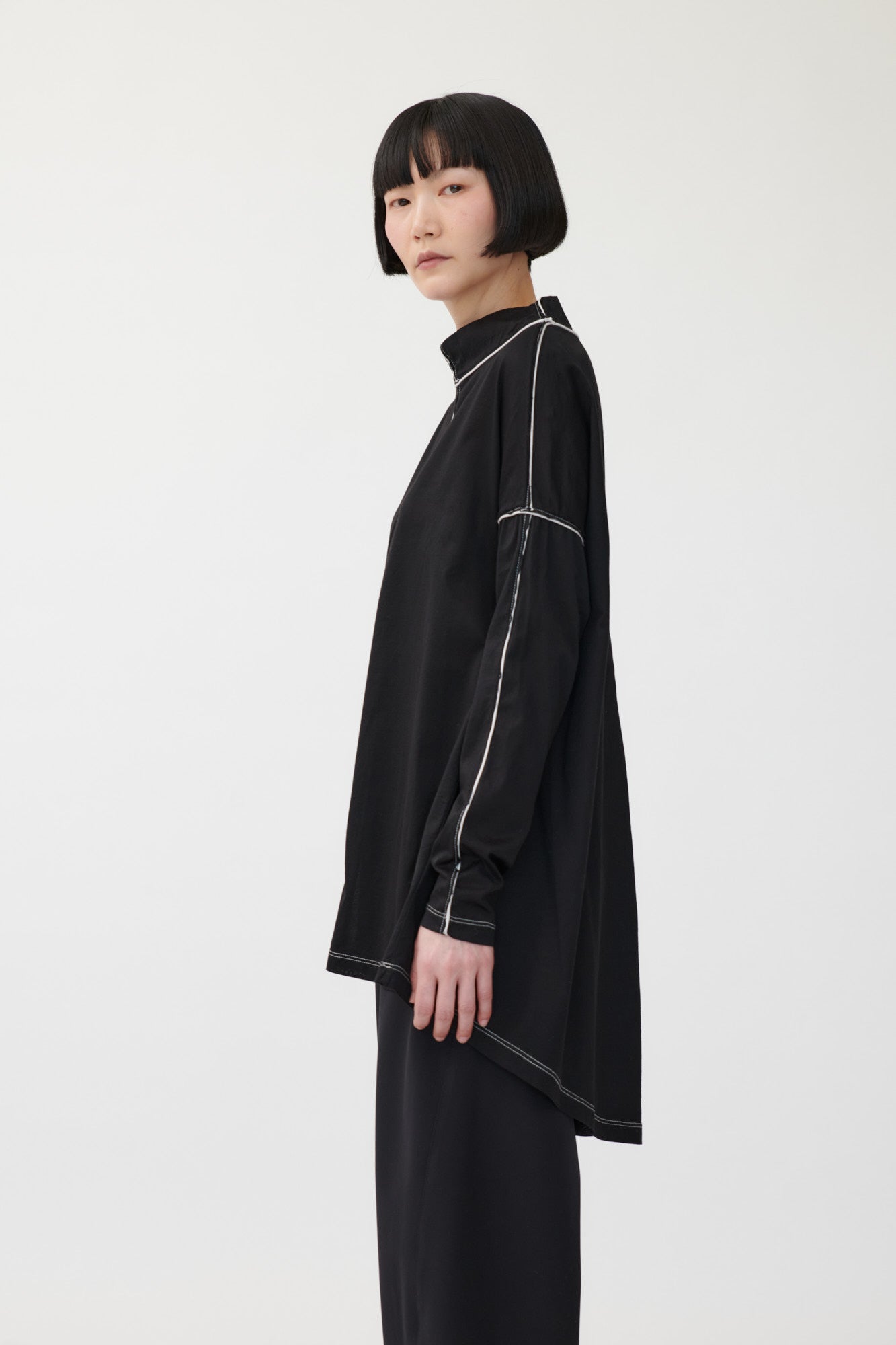 Lara Long jersey long sleeve top