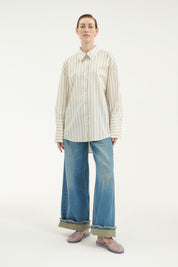Drew Light Blue Blouse