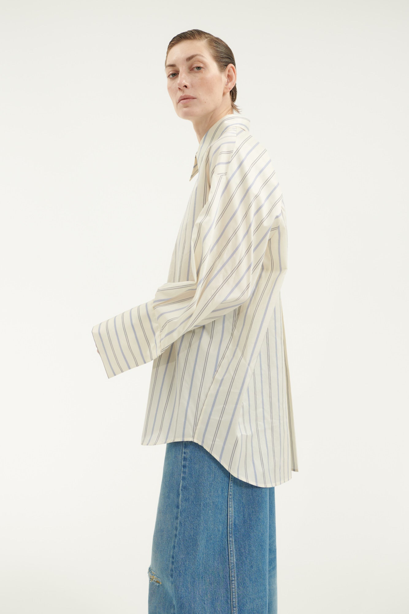 Drew Light Blue Blouse