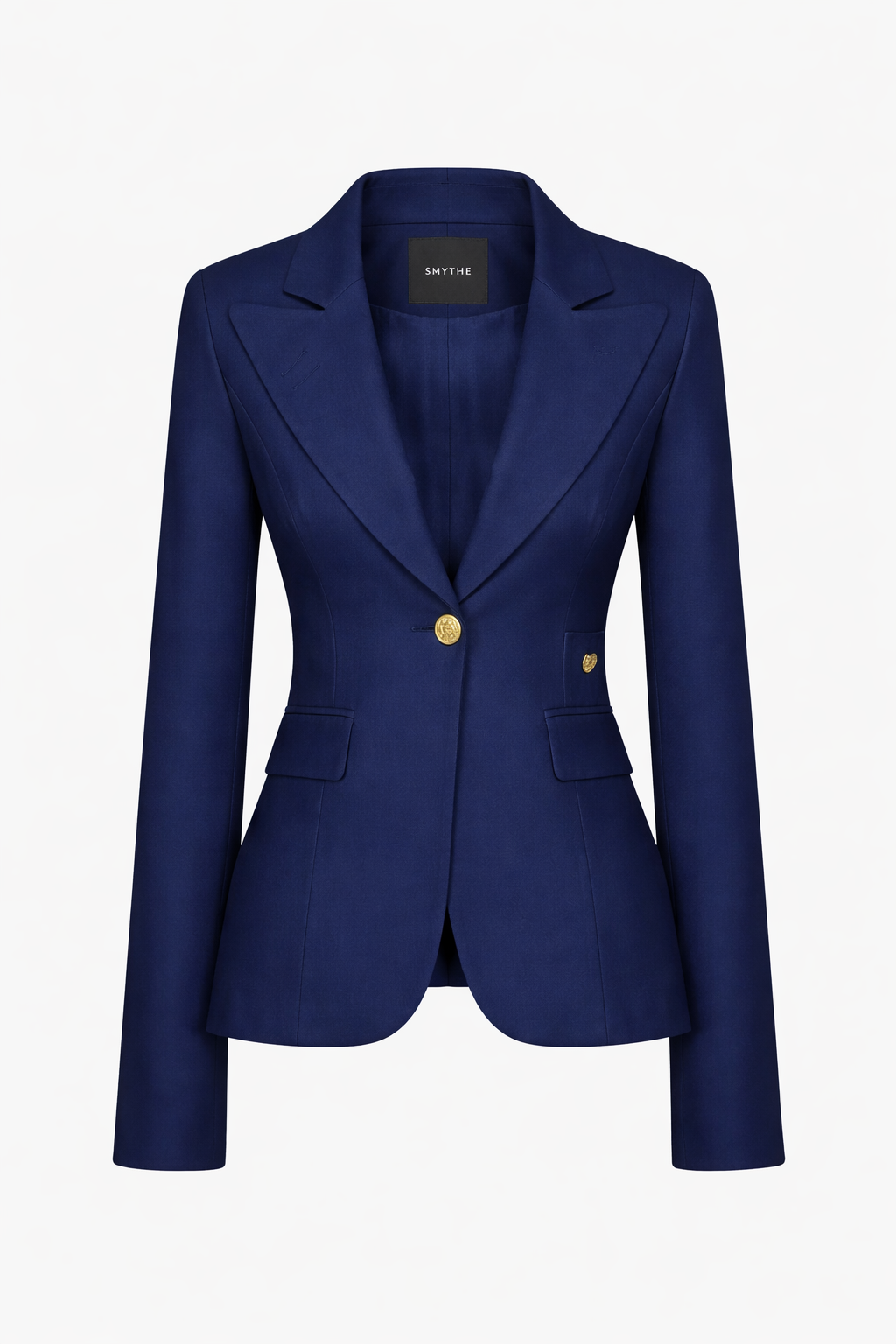 sMythe Linen Classic Duchess Blazer Navy