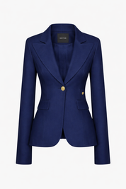 sMythe Linen Classic Duchess Blazer Navy