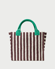 Sol Crochet Beach Tote Stripe