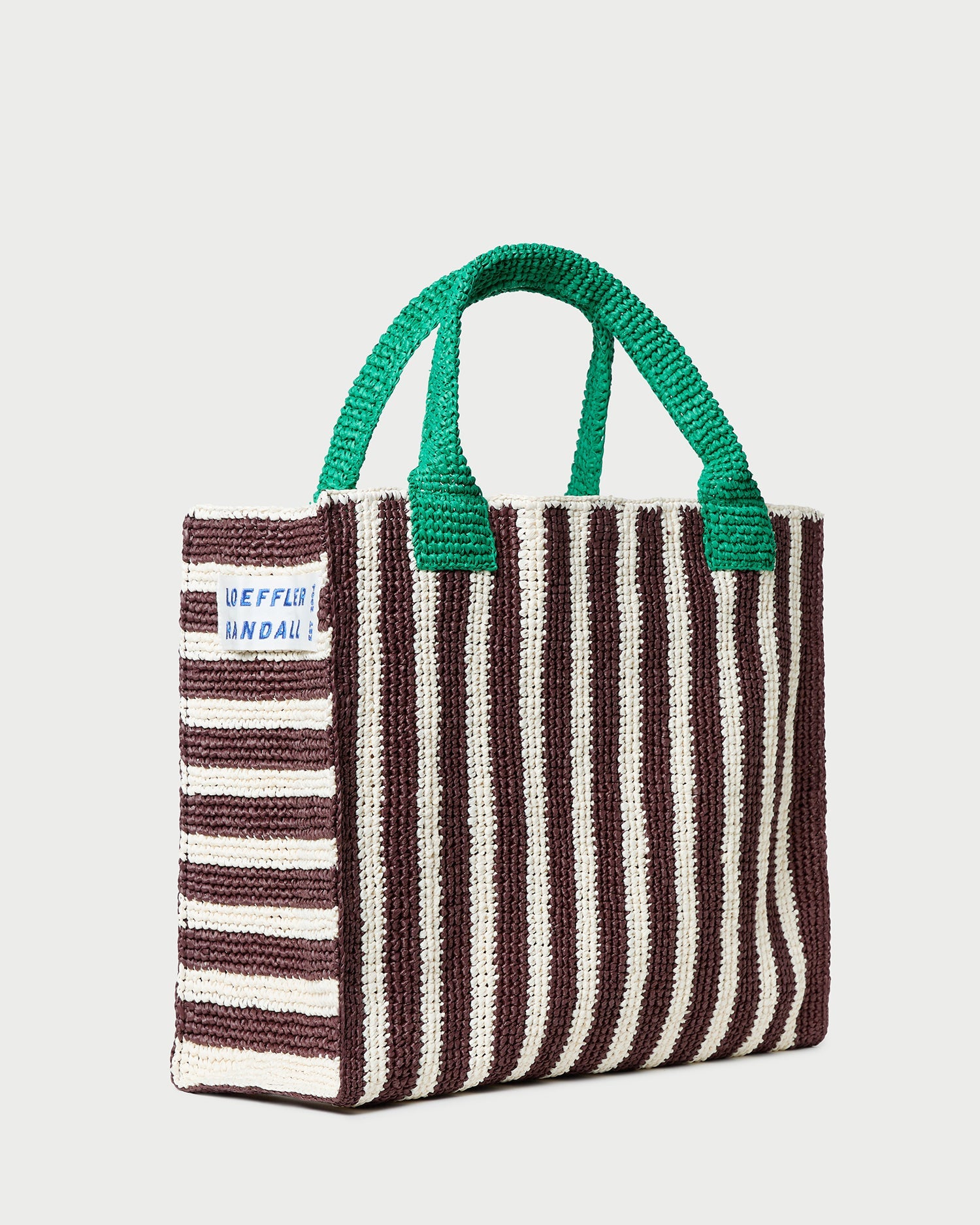 Sol Crochet Beach Tote Stripe