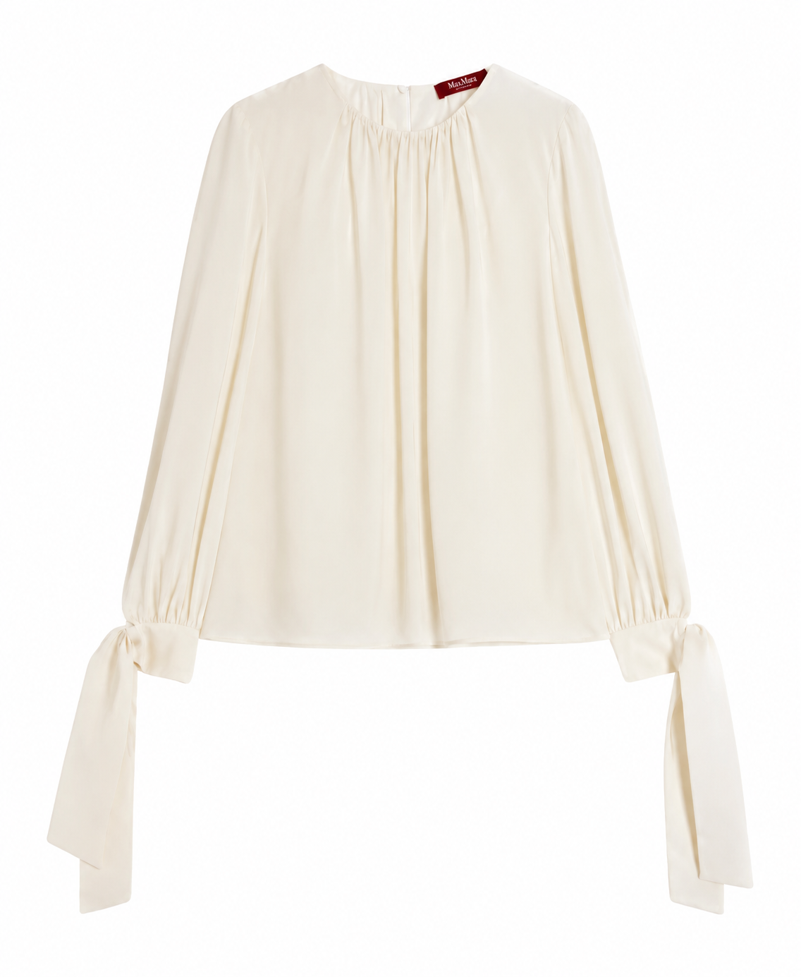 Studio Max Mara Edotto Ivory Silk Blouse