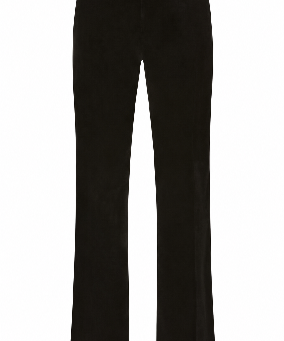 Studio Max Mara Hieros Velvet Trousers Black
