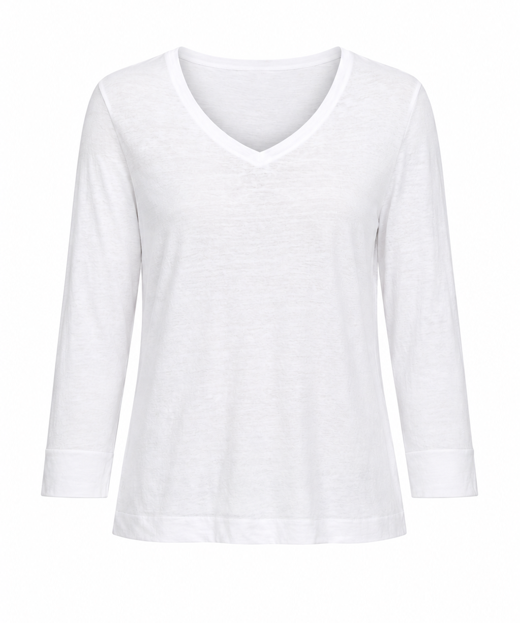 4 Sleeve T-shirt White