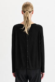 Transit Modal Cashmere Reversible Button Tee