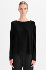 Transit Modal Cashmere Reversible Button Tee