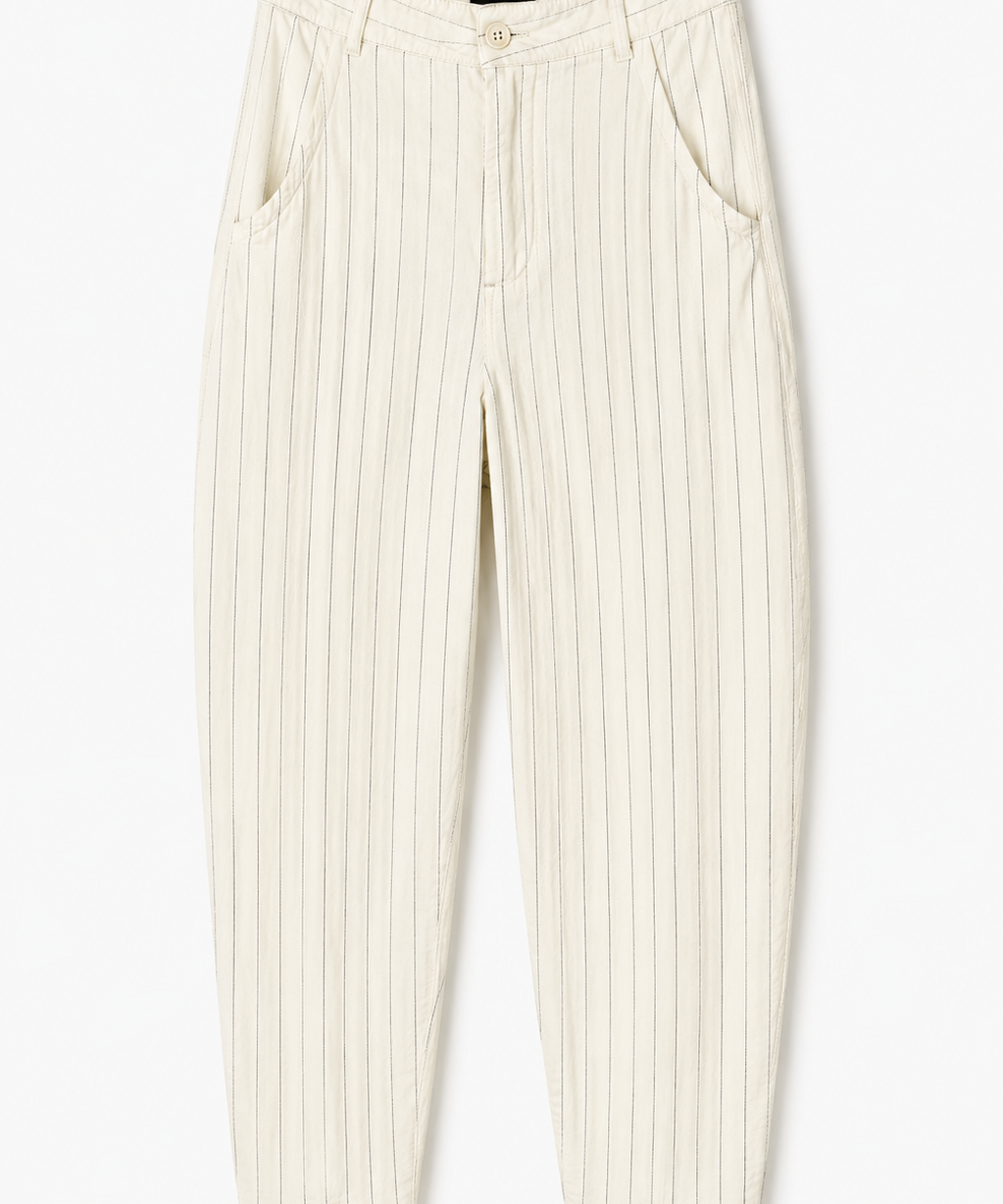 Transit Pinstripe signature pant sand