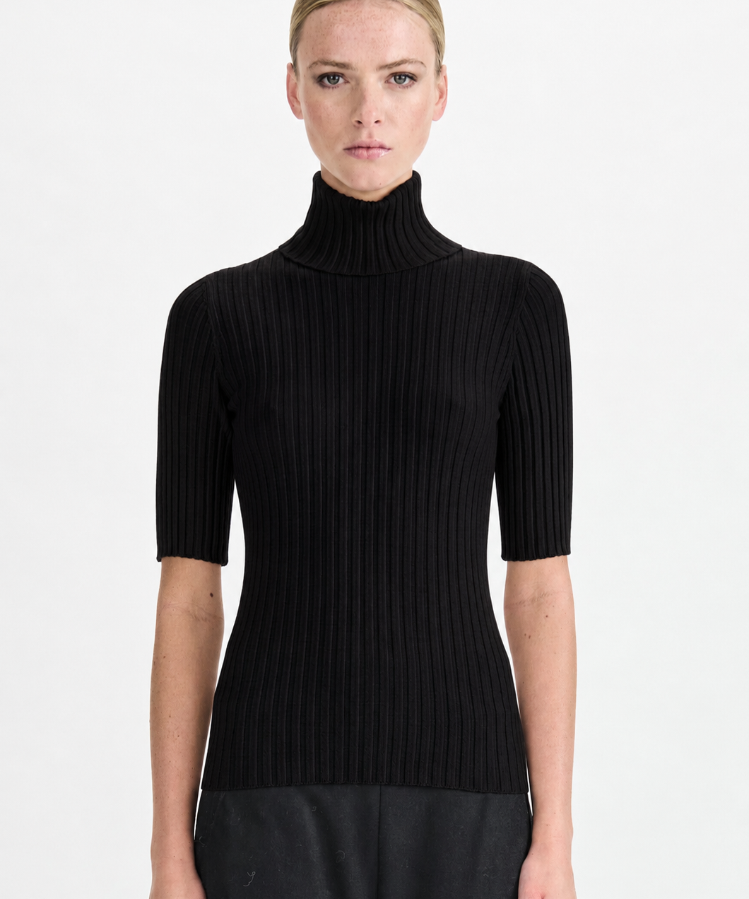 Transit Ribbed Short Sleeve Knit
