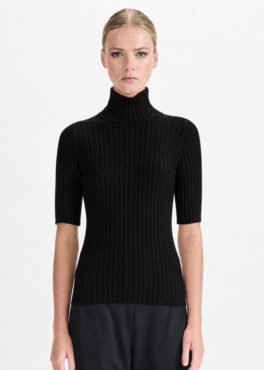 Transit Ribbed Short Sleeve Knit