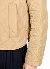 Weekend Max Mara Gelo Beige Quilted Short Jacket