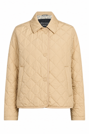 Weekend Max Mara Gelo Beige Quilted Short Jacket