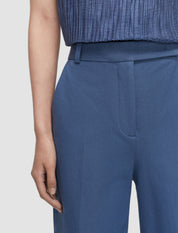 Yukio Gabardine Stretch Trousers Mineral Blue