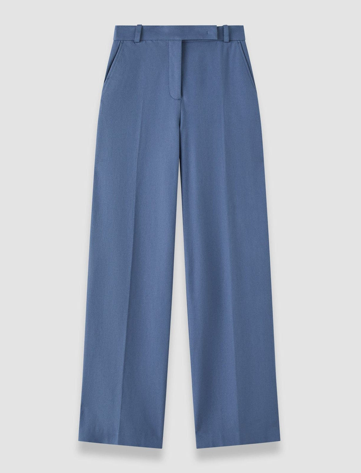 Yukio Gabardine Stretch Trousers Mineral Blue